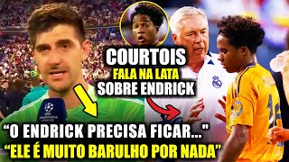 🚨 EITA! Olha o que o COURTOIS FALOU DO ENDRICK NO REAL MADRID HOJE "MUITO NERVOSO"