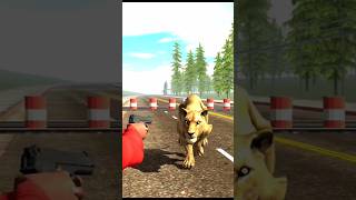 Lion King Attack Franklin 😱😱 IndaiN Bike Driving 3D #shorts#like#viral