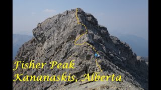 Fisher Peak - July 14, 2021 - Kananaskis, Alberta - Grant Myers, Étienne Myers, and Doug Lutz