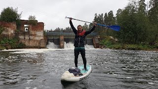 Sup-прогулка под дождем по Оредежу 15 09 2019