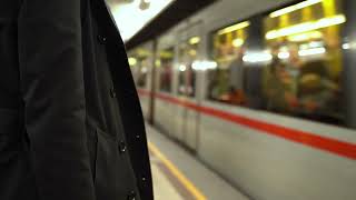 Person waiting for the subway | FREE DOWNLOAD #NoCopyright 4k #StockFootage