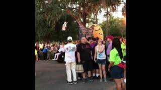 Golf cart parade finalist at Fort Wilderness