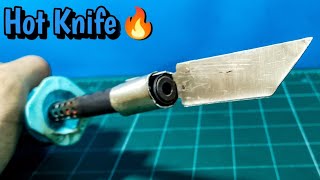 DIY hot knife || how to make a hot knife with Soldring iron || @MAJDIY.7