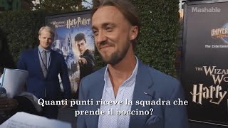 Quiz su Harry Potter al cast (che le sbaglia tutte) (Tom Felton, Evanna Lynch...) (SUB ITA)