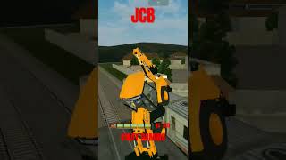 JCB VS 🚂🚞🚞🚞🚞🚞  #viral #youtubeshorts #trending #bussidmod #jcbvideo #jcbshorts #jcb #accidentnews