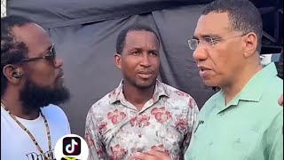 OMG!! Andrew Holness In St Thomas Promise To Fix Roads Plus Other Developments Buying from locals!!