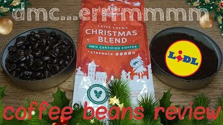 Lidl Bellarom Christmas Blend Coffee Beans Review.