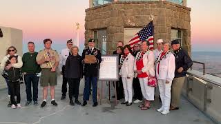 MOUNT DIABLO BEACON LIGHTING TO HONOR VETERANS - MEMORIAL DAY 2022