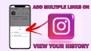 How to add multiple CLICKABLE LINKS & view HISTORY On INSTAGRAM