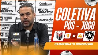 COLETIVA | PÓS-JOGO | ATLÉTICO - GO X BOTAFOGO | CAMPEONATO BRASILEIRO