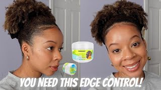 Natural Hair Care Routine For Healthy Hair & Scalp | You Need This Edge Control, Strong Hold