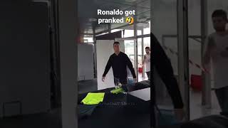 when Ronaldo was pranked 😛