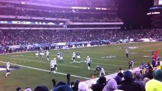 Michael Vick TD vs Jets playoff contention 2011 (LIVE)