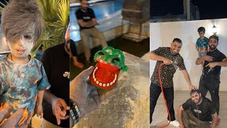 تحدي التمساح فول ضحك وتحشيش بس شوفو حساني شصار بي 😂🐊