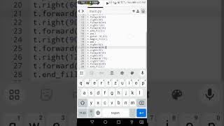 Adidas logo drawing using python turtle #coding  @adidasFootball @pythontutorials5895