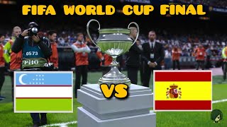 PES 2021 | UZBEKISTAN vs SPAIN | FIFA WORLD CUP QATAR 2020 | FINAL | HAMMA HIMOYAGA | GAMEPLAY PS4