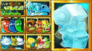 Random 30 Team Plants vs Team Gargantuar Frozen - PvZ 2 Challenge