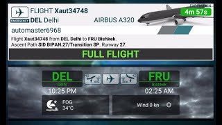 Airline Commander - Full Flight from Delhi to Bishkek