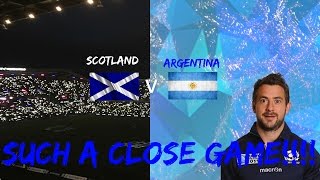 OH MY GAAAWWWDDDD ITS A VLOG - Scotland v Argentina