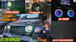 💥💯FULL MODIFIED THAR | Best Led For Thar | AOZOOM LED | Best Thar Accessories | Karol Bagh Delhi💥💯