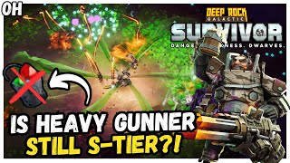 Is Heavy Gunner Still S-Tier?! Deep Rock Galactic Survivors!