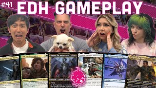 It's Joe Manganiello & Jimmy Wong! Aragorn | Frodo & Sam | Ziatora | Esior & Ardenn MTG EDH GAMEPLAY