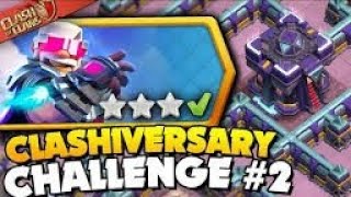 Clashiversary challenge #2: ⭐⭐⭐ #gaming #clashofclans #clashiversary #clashofclansattacks