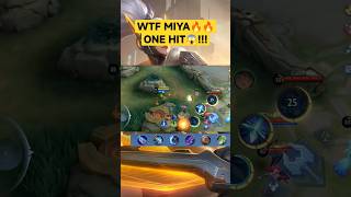 WTF😱UNBELIEVABLE MIYA ONE HIT DAMAGE!!🔥🔥 | Mobilelegends