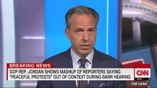 Jake Tapper demands Jim Jordan apologize for misrepresenting reporters at Barr hearing