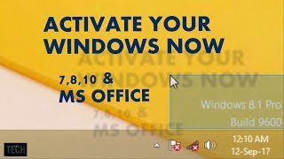 activate windows 7 8 10 without registration key 2018