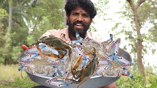 செட்டிநாட்டு நண்டு மசாலா || Blue Crab Masala Gravy Recipe  | Easy Cooking with VILLAGE MAN