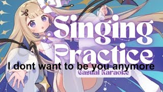 shiina mid week singing for a boost: i dont want to be you anymore