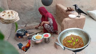 Pakistan village life| #cooking village food karela chana daal recipe in the village life style