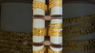 Radiant and Timeless Gold Bangles #gold #jewelry #jewellery