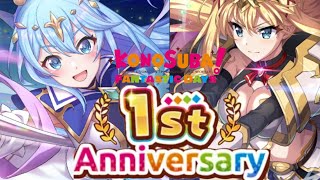 Konosuba fantastic days - 1 year anniversary Summon