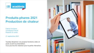 Webinar Produits-phares 2021