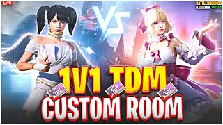 1v1 TDM LIVE BGMI 1V1 TDM LIVEBGMI CUSTOM ROOM LIVE Jenny Playzz TDM LIVE ROOM #bgmi