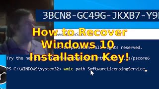 How to Recover Windows 10 Installation Key