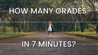 As Many Grades As Possible In 7 Minutes - Episode 1 // Davinci Resolve 18