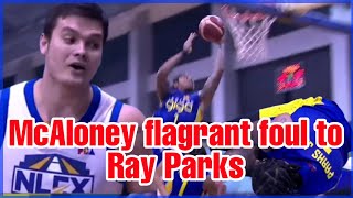 McAloney Hard Foul to Bobby Ray Parks PBA Bubble Cup (NLEX vs TNT)