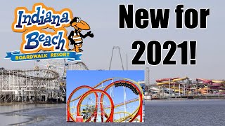 INDIANA BEACH GETTING QUIMERA IN 2021 (La Feria Schwartzkopf Roller Coaster)