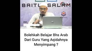 Belajar Bahasa Arab dari Guru yang aqidahnya berbeda