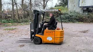 Lot 3 - Still R50-15 3 -Wheel Electric Forklift Truck with side shift. 4,544 Recorded Hours.