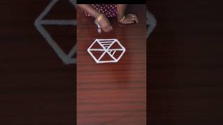 easy shivaratri Rangoli #shivaratri #shorts