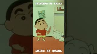 Shinchan Ne Kha Liya Shiro Ka Khana || #shorts #shinchan #shiro