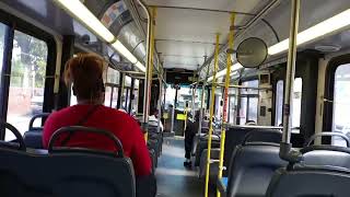 2494 c40lf marta bus ride on route 21