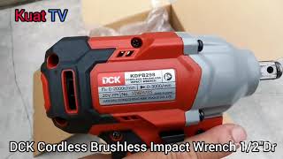 cordless brushless impact wrench DCK mesin sok batere buka ban mobil motor