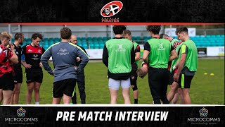 Microcomms Hartpury Pre Match interview with Gavin Cattle