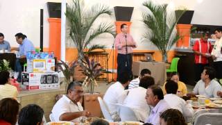 Discurso de Carlos Ernesto Hernández Hernández en desayunos con seccionales coatepecanos.