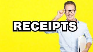 Receipts - meaning | What does "Receipts" mean? Slang definition